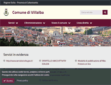 Tablet Screenshot of comune.villalba.cl.it
